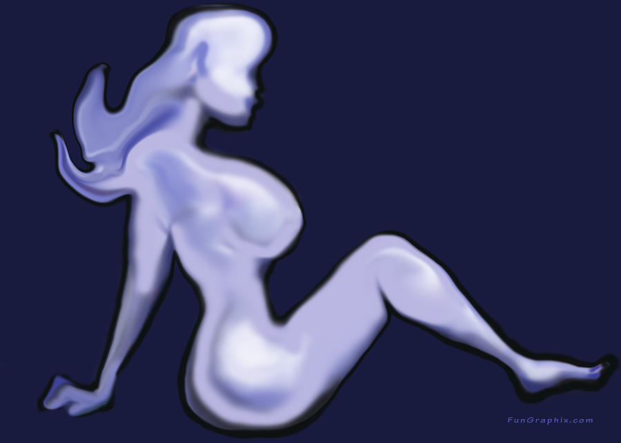 Nude Digital Art by Kevin Middleton