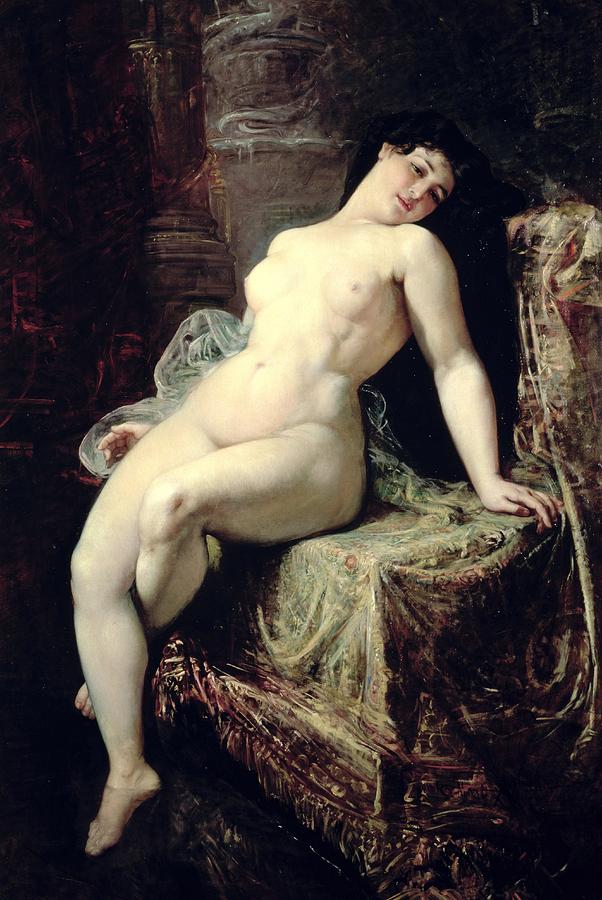 Nude Painting - Nude by Ramon Marti Alsina