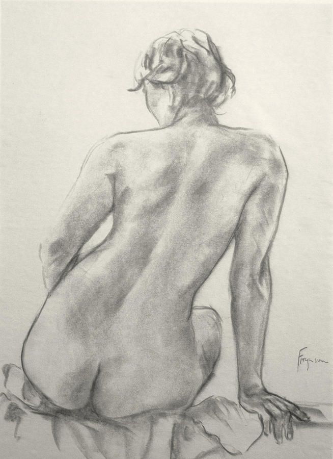 Nude Drawing by Richard Ferguson