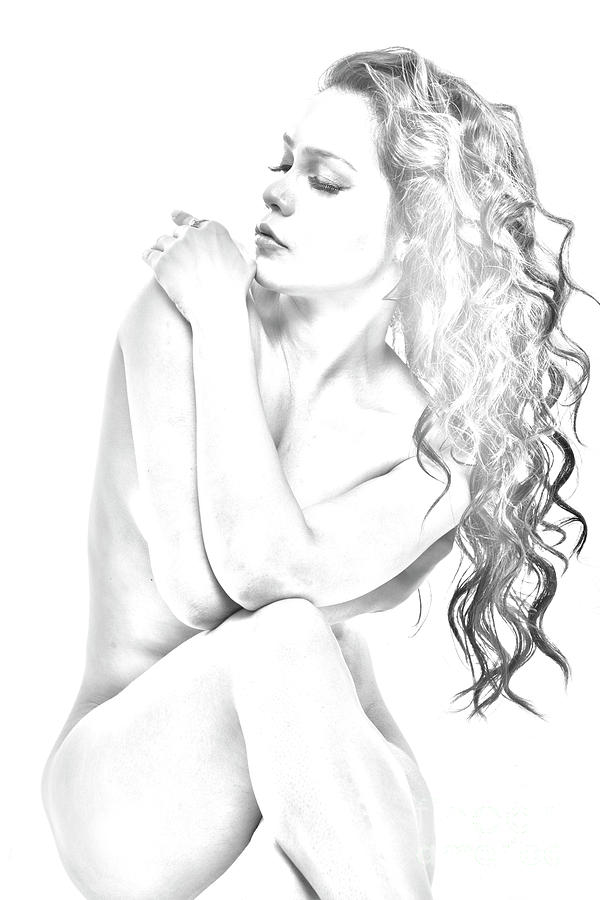 Nude Sketch Photograph by Kiran Joshi