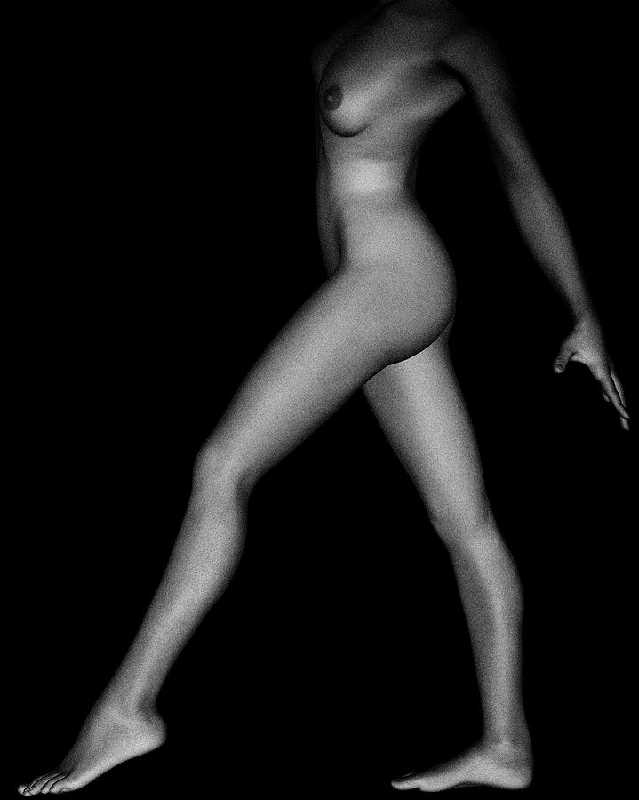 Nude study of Silvie No 1 Photograph by Jan Keteleer