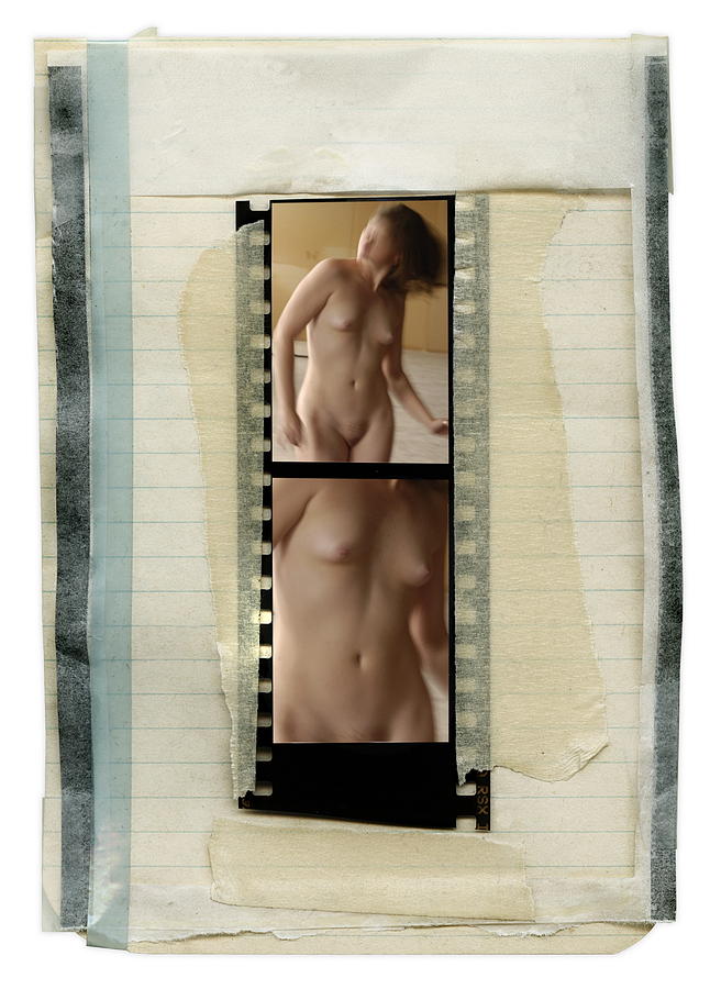 Nude Photograph - Nude taped images 1 and 2 by Ralph Duke