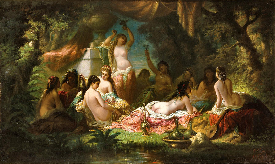 Naked Women In The Garden