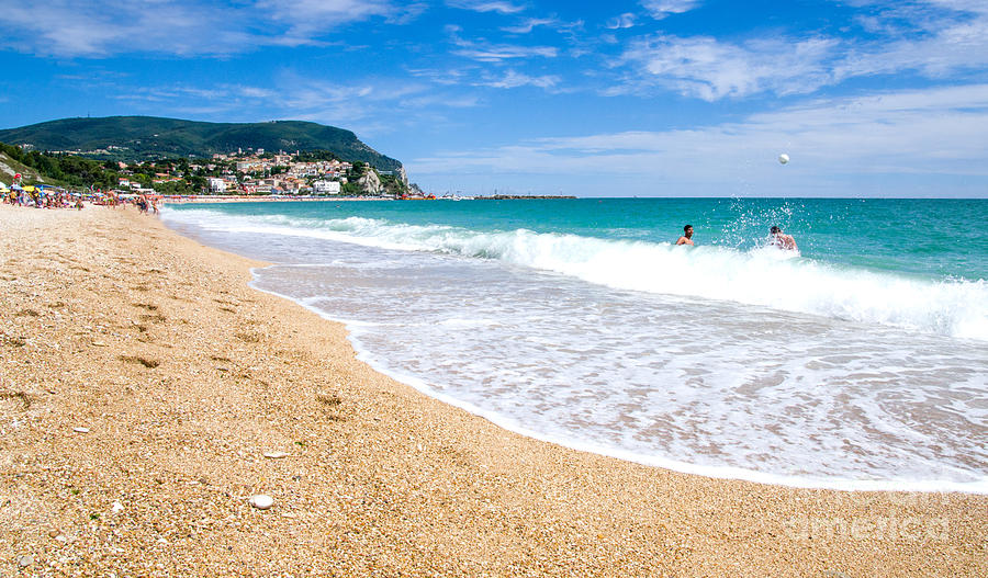 Adriatic Photograph - Numana Canvas - Italian Beach Prints by Luca Lorenzelli Adriatic Photograph - Numana Canvas - Italian Beach Prints by Luca Lorenzelli