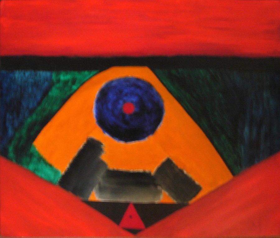 Number 325 Painting by Vijayan Kannampilly Number 325 Painting by Vijayan Kannampilly