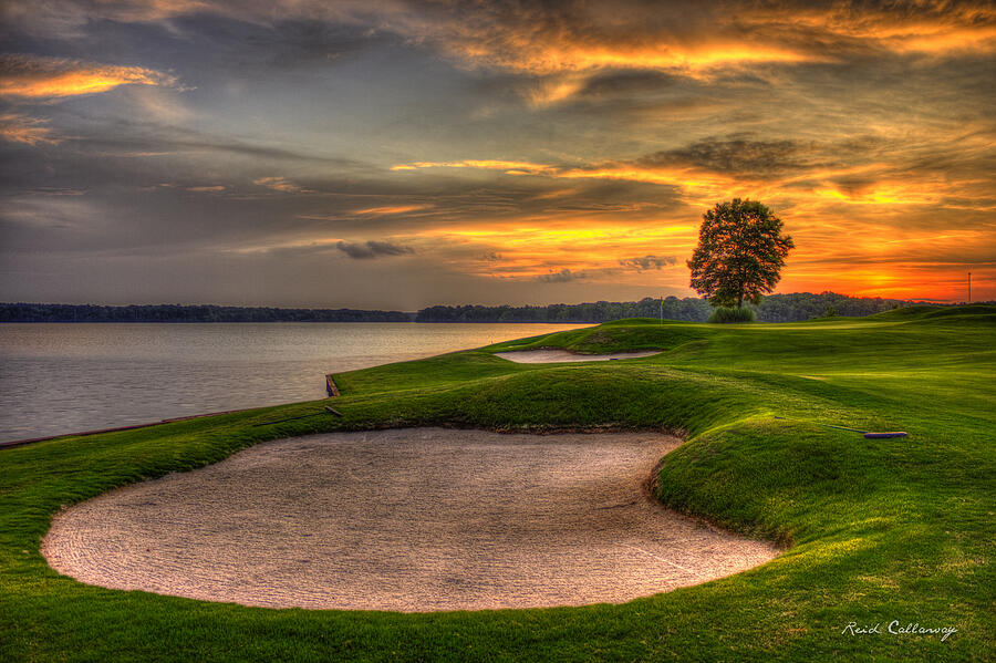 Jack Nicklaus Photograph - Greensboro GA The Traps Number 4 Sunset The Landing Reynolds Plantation Golf Landscape Art by Reid Callaway