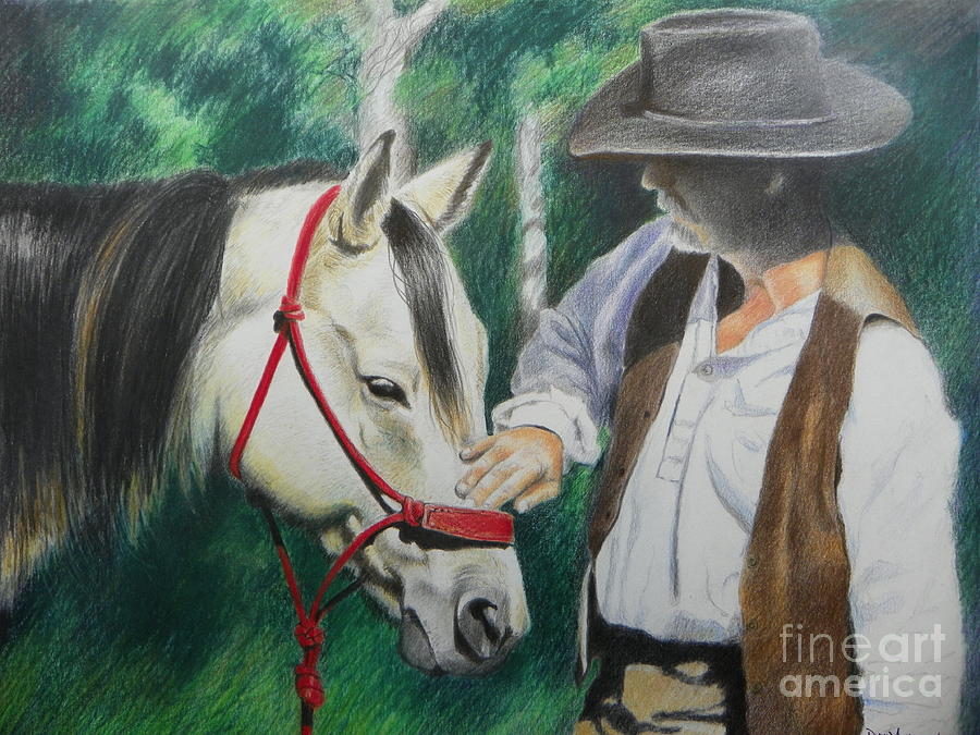 Number One Horse Painting by David Ackerson