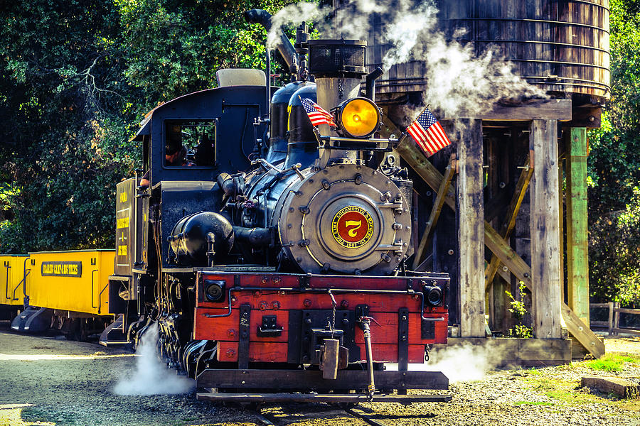Number Seven Old Train Photograph by Garry Gay