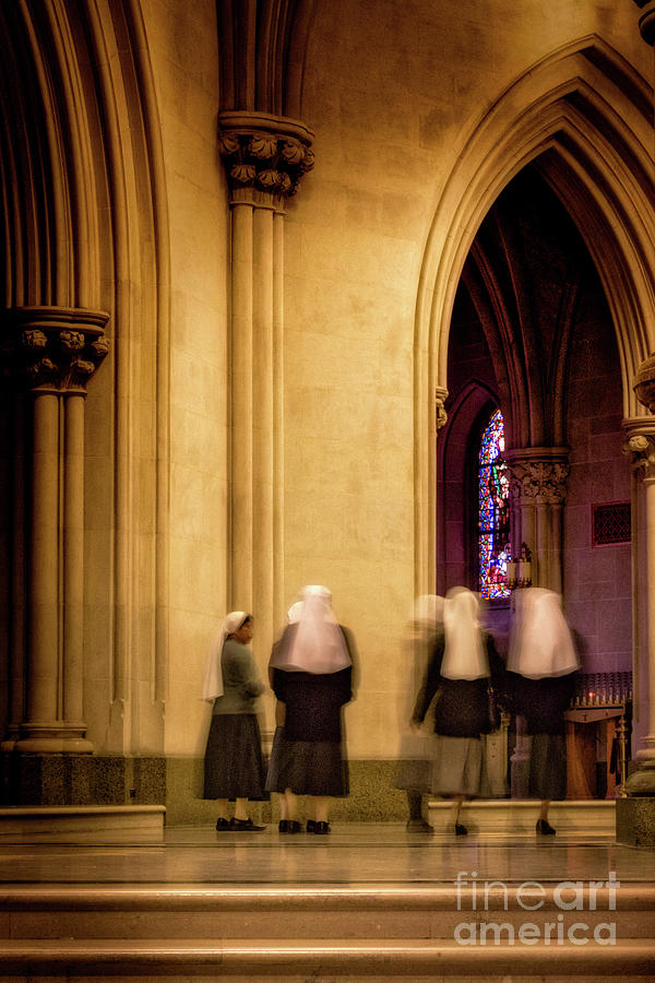 Nuns on the Move Photograph by Jerry Fornarotto