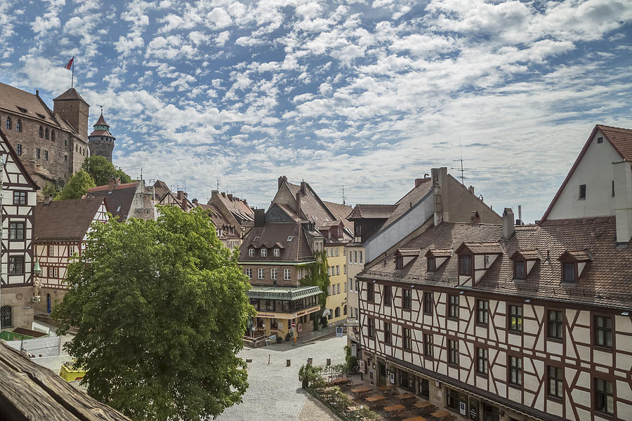 Architecture Photograph - NUREMBERG Old Town Overview by Melanie Viola