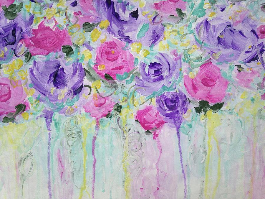 Dreaming Of Roses Painting by Teresa Fry