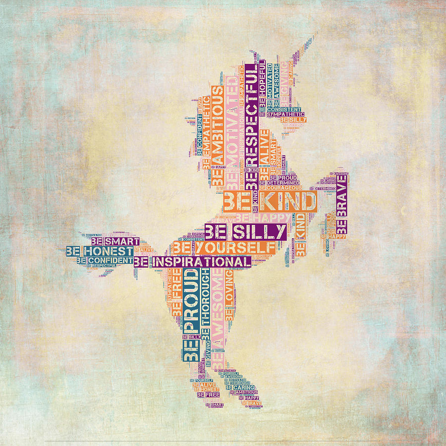 Unicorn Digital Art - Nursery Rhymes Unicorn by Brandi Fitzgerald