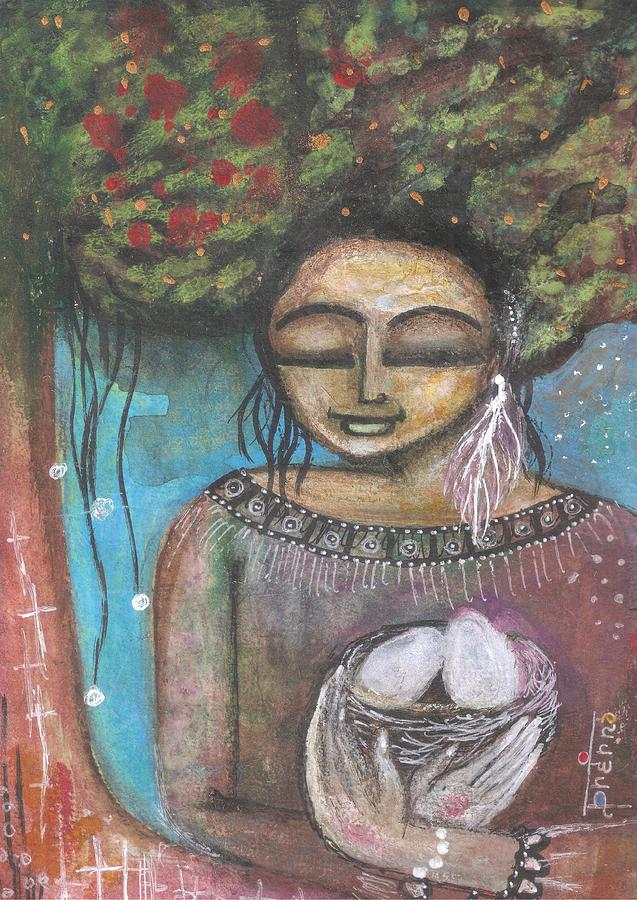 Nature Mixed Media - Nurture Nature by Prerna Poojara Nature Mixed Media - Nurture Nature by Prerna Poojara