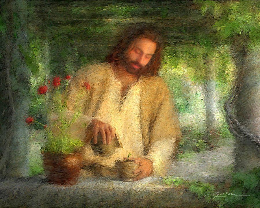 Jesus Christ Painting - Nurtured by the Word by Greg Olsen