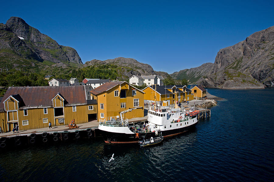 Nusfjord Fishing Village Photograph by Aivar Mikko