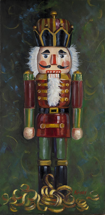 Christmas Painting - Nutcracker by Sheila Kinsey