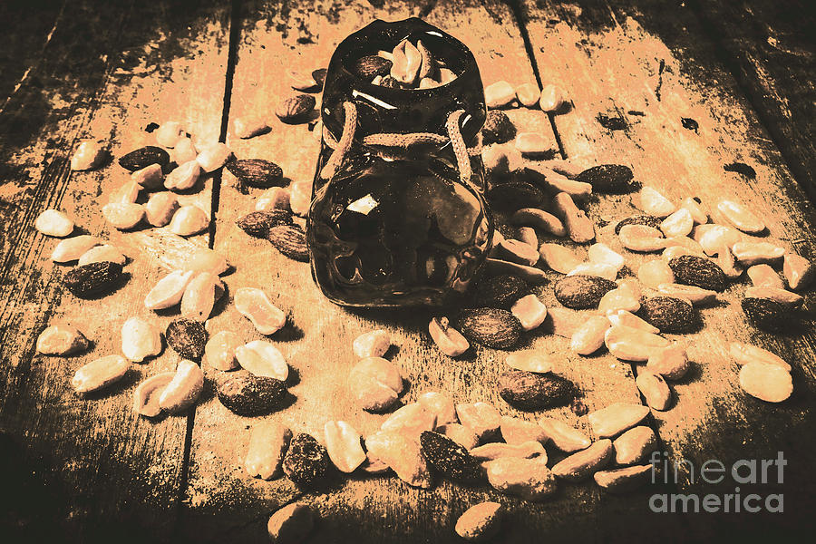Nuts about vintage still life art Photograph by Jorgo Photography