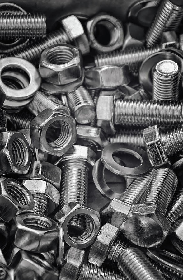 Nuts and Bolts  Photograph by Carol Japp