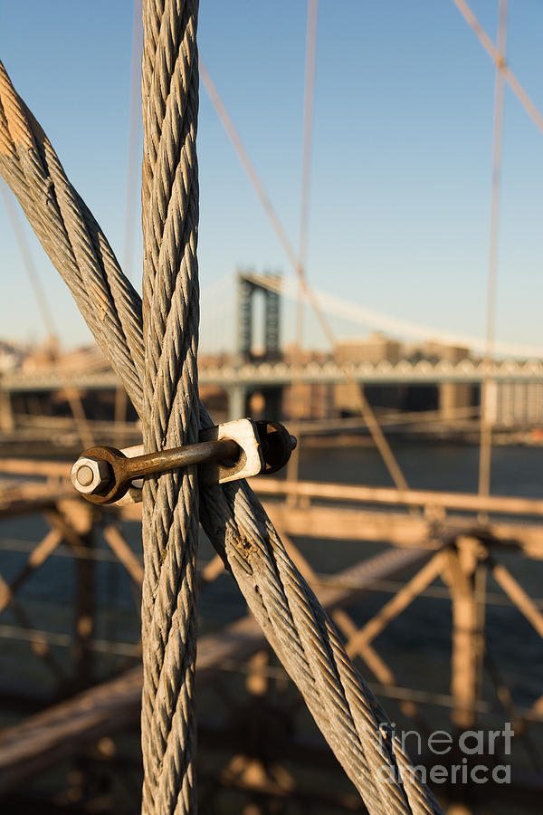 Nuts and Bolts of the Brooklyn Bridge Photograph by Alissa Beth Photography