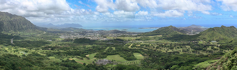 Nuuanu Valley Panorama Photograph by Susan Rissi Tregoning