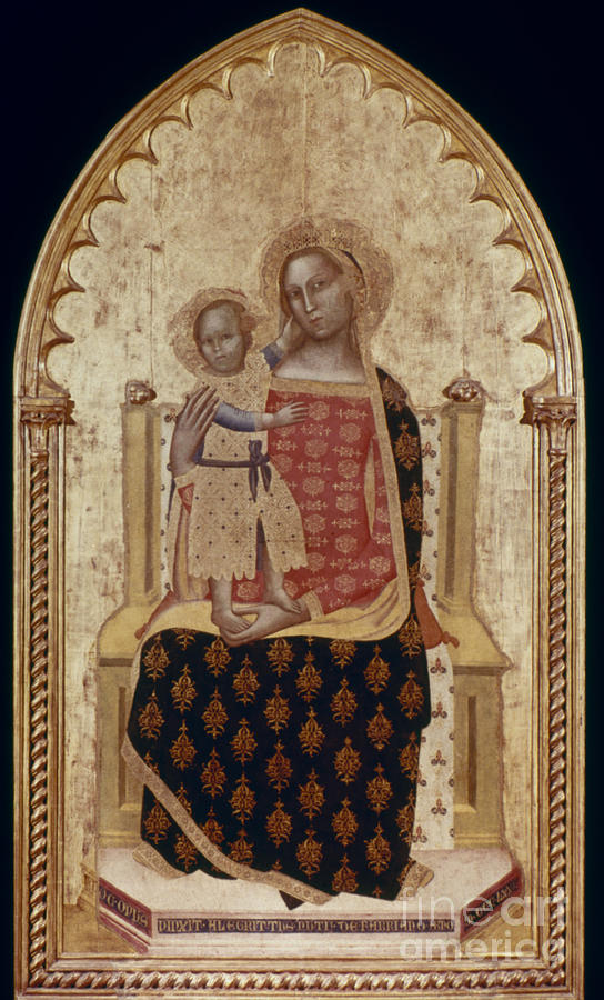 Nuzi: Madonna And Child Photograph by Granger
