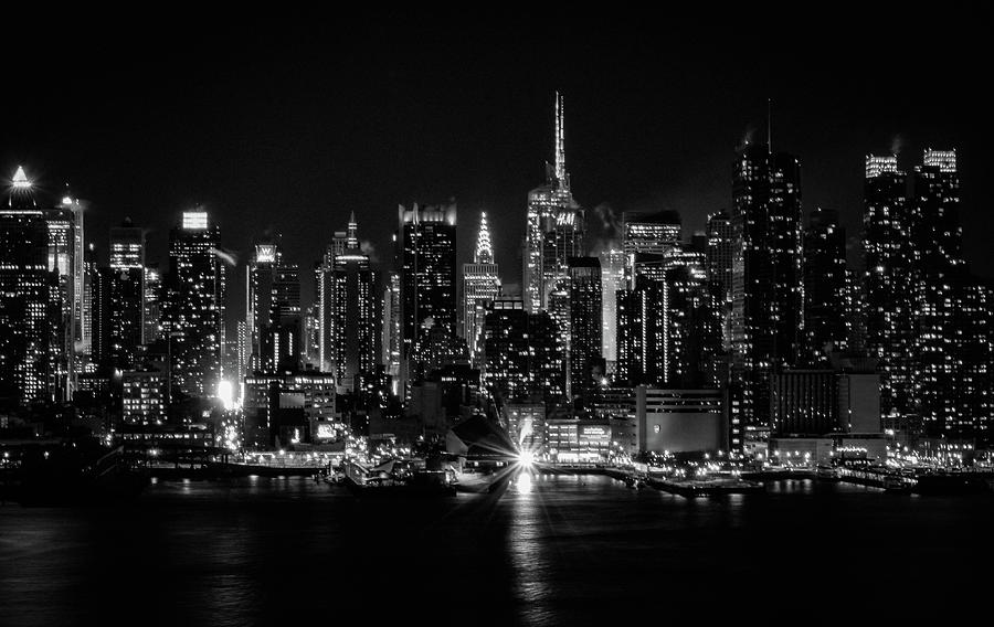 NY City Nights - Night Lights Photograph by Christopher Haughian | Pixels