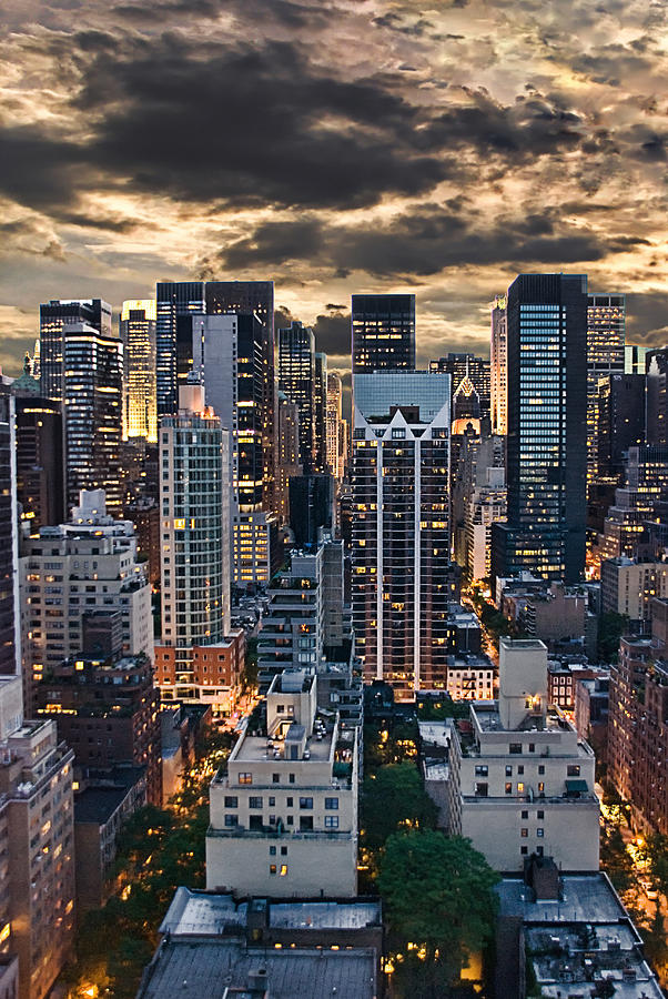 NY evening lights Photograph by Joachim G Pinkawa
