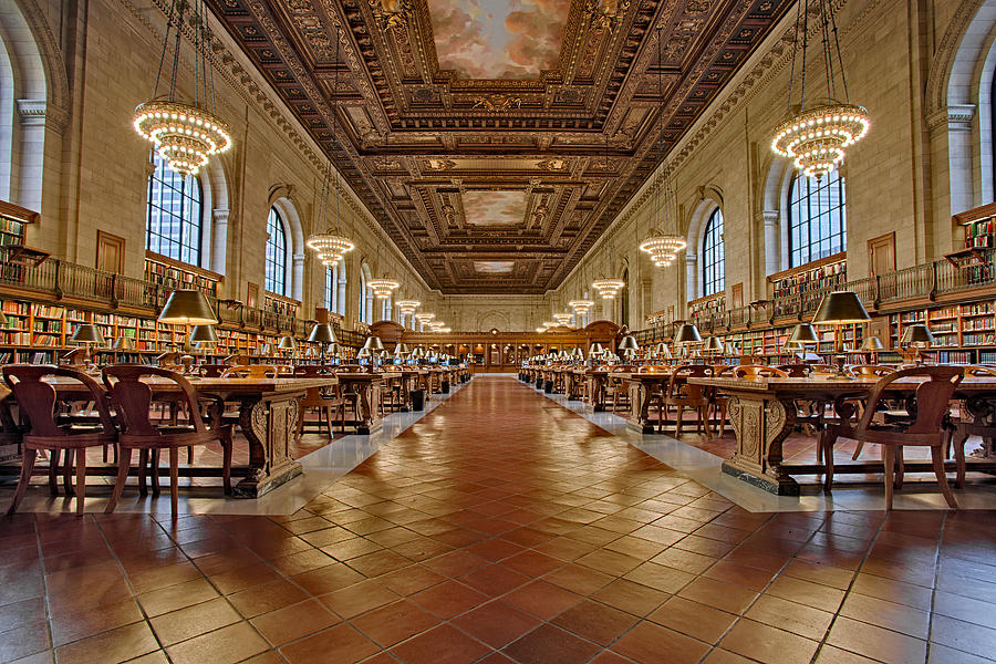 New York City Photograph - NY Public Library Main Branch by Susan Candelario