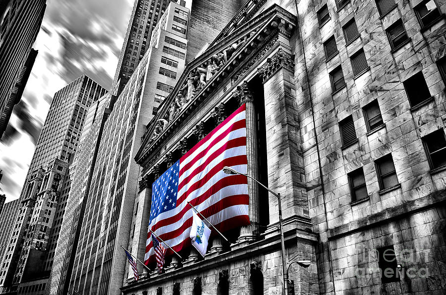 Sky Photograph - NY Stock Exchange by Alessandro Giorgi Art Photography Sky Photograph - NY Stock Exchange by Alessandro Giorgi Art Photography