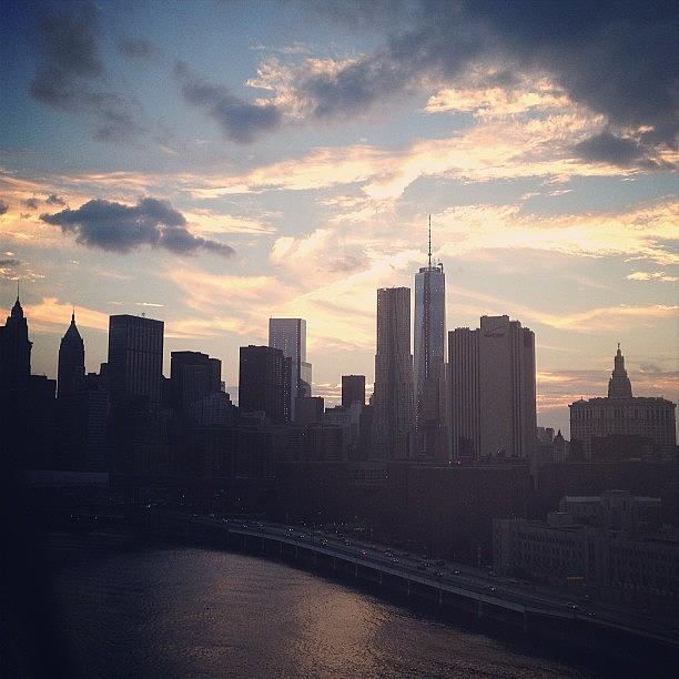 New York City Photograph - New York at dusk  by Emma O Brien