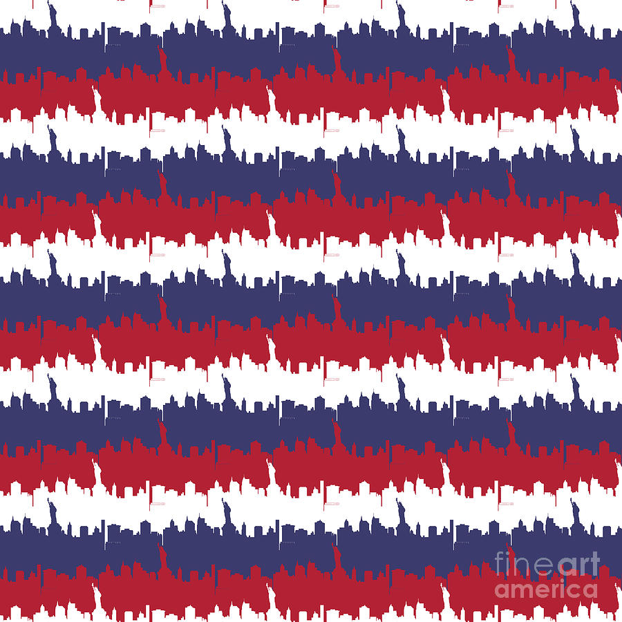 Red White Blue Stripes –