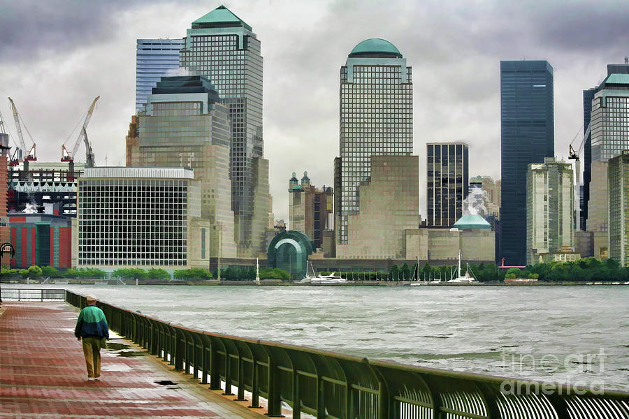 NY views from Hudson River NJ Side  Photograph by Chuck Kuhn