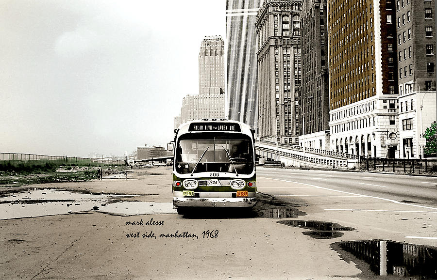 nYc bus Photograph by Mark Alesse