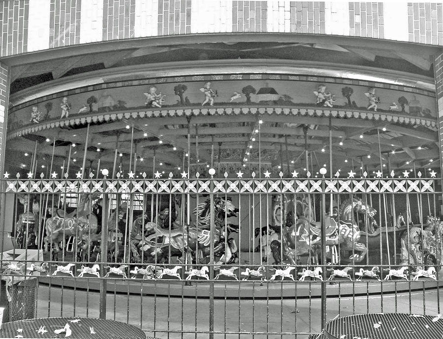 NYC Central Park Carousel Photograph by Barbara McDevitt