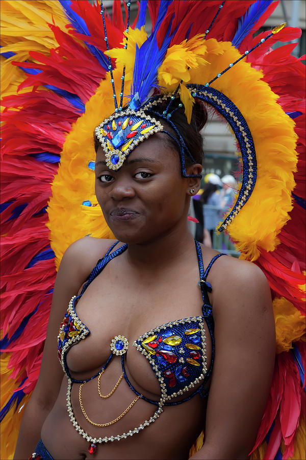 NYC Dance Parade 5_20_17 Trinidadian Dancer Photograph by Robert Ullmann