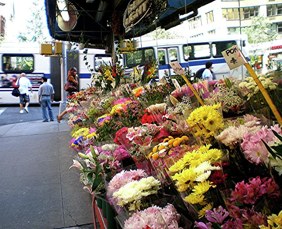 NYC Flower Shop Photograph by Marvin Blatt Fine Art America