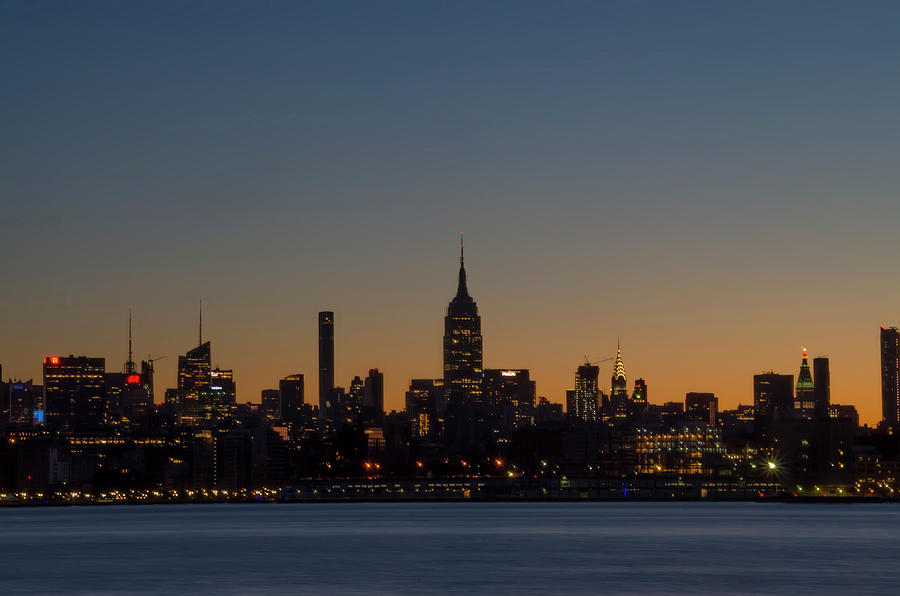 NYC - Just Before Sunrise Photograph by Bill Cannon