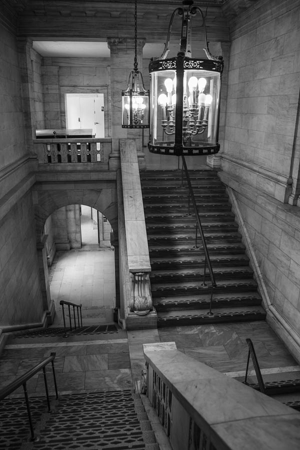 NYC Library stairwell 2 Photograph by John McGraw