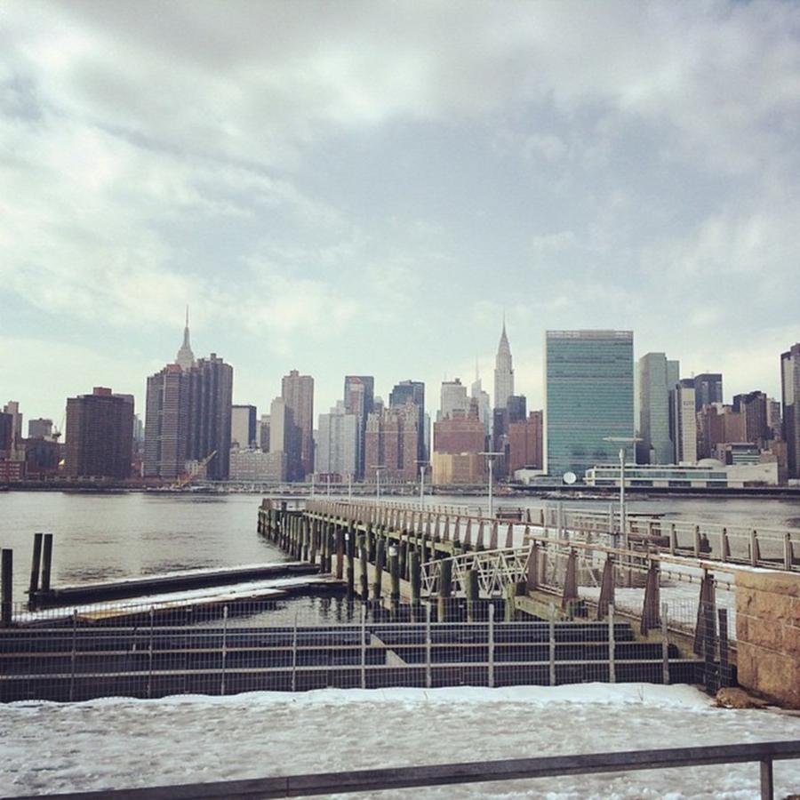 New York City Photograph - #nyc #lic #skyline #almostspring by Liz Crone