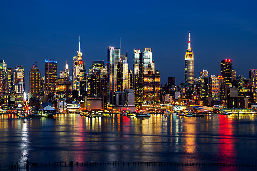 NYC Midtown Skyline Photograph by Rob Quinn