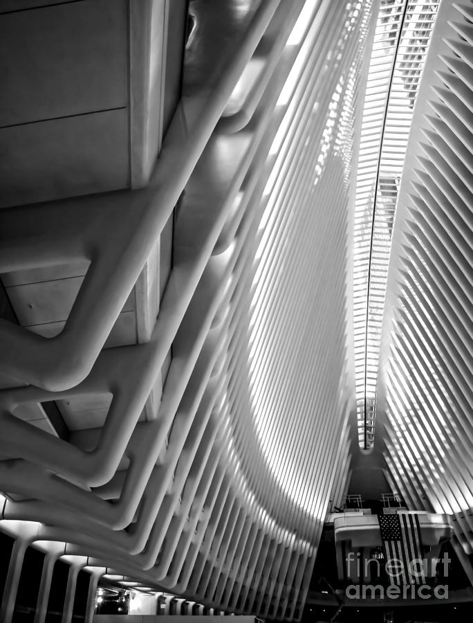 NYC Oculus - BW Photograph by James Aiken