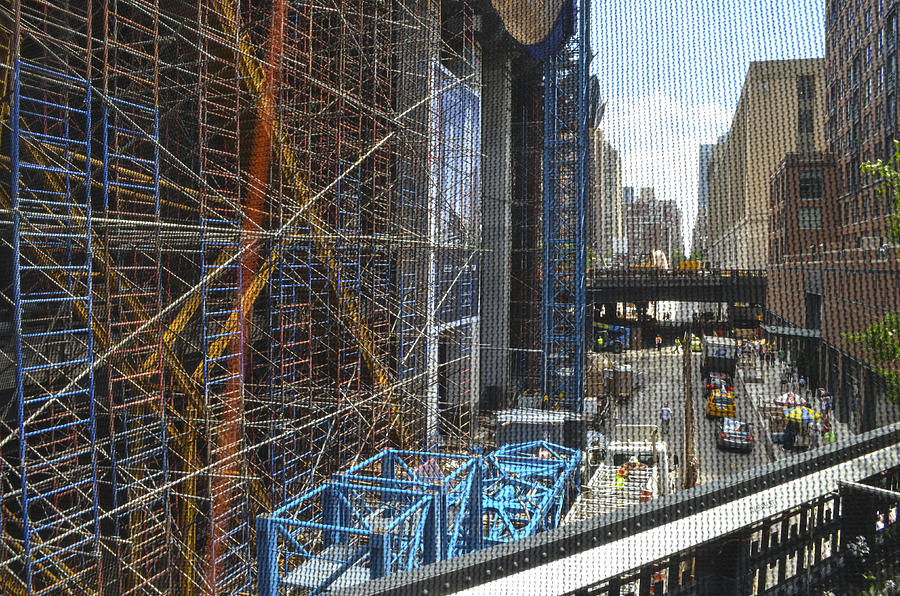 NYC Scaffolding Photograph by Erik Burg