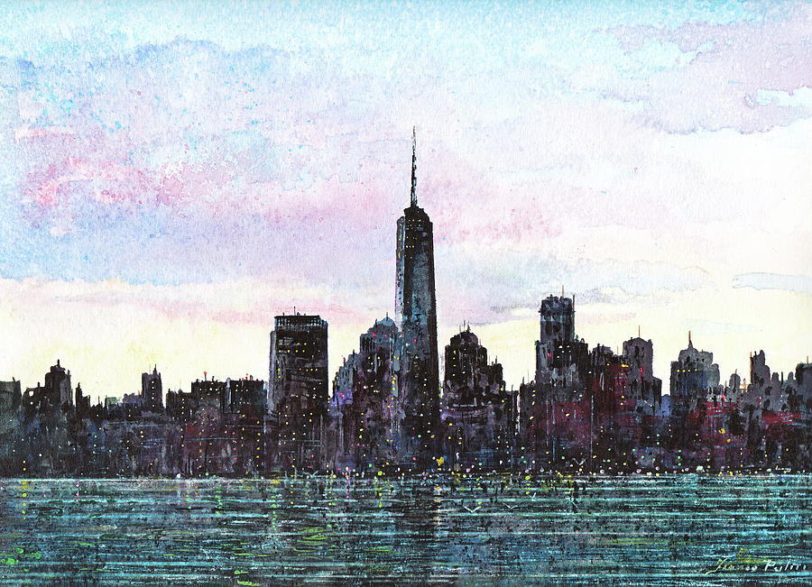 Nyc Skyline Painting