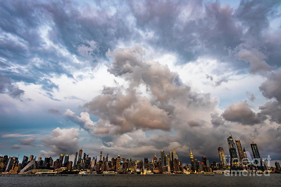 NYC Storm Ahead Photograph by Zawhaus Photography
