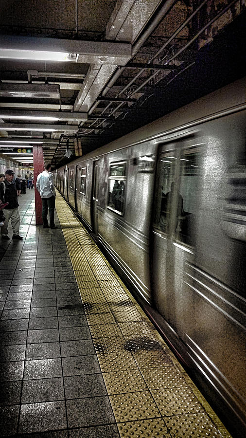 Times Square Photograph - NYC Subway by Martin Newman