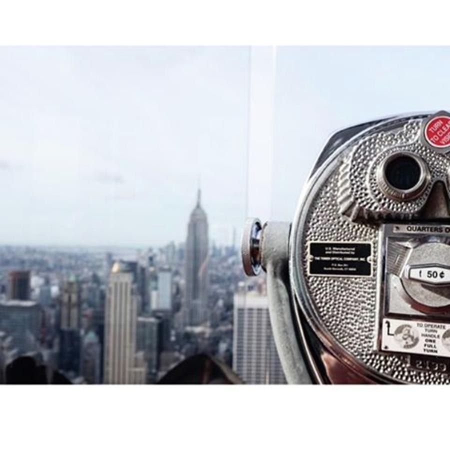 New York City Photograph - #nyc #topoftherock #empirestatebuilding by Shauna Hill