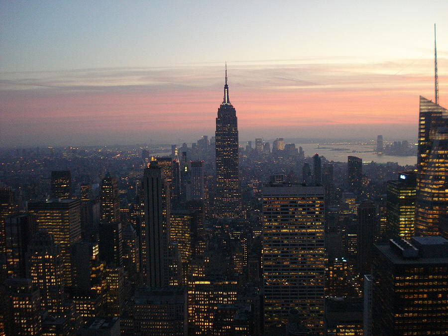 NYC Twilight Photograph by Ed Smith