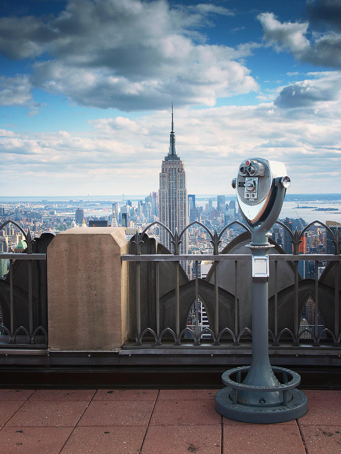 Architecture Photograph - NYC Viewpoint by Nina Papiorek