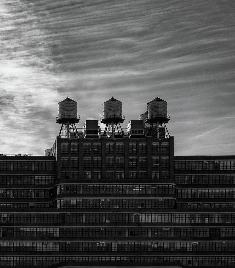 New York Water Towers Photograph by Michael Hope