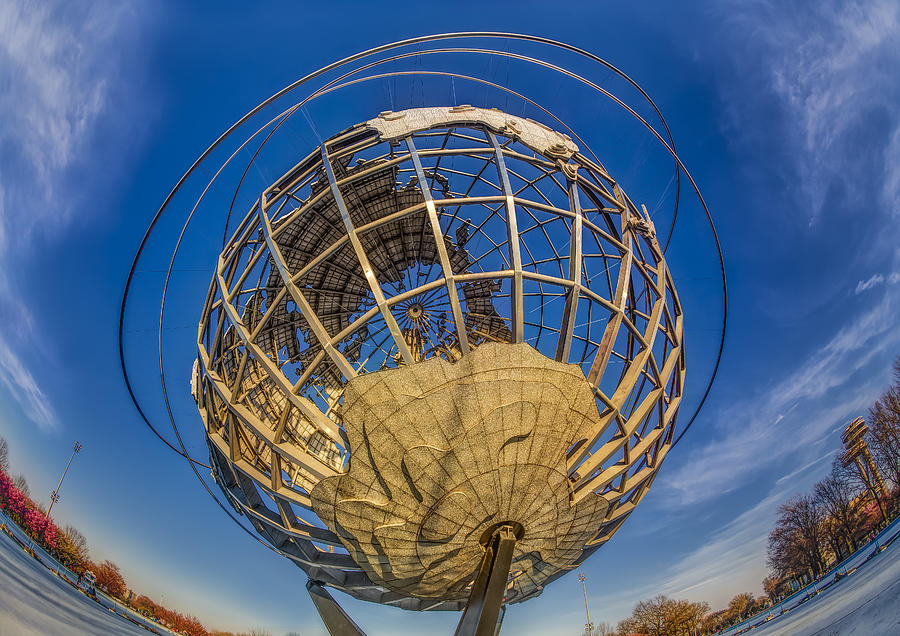 NYC Worlds Fair Unisphere Photograph by Susan Candelario